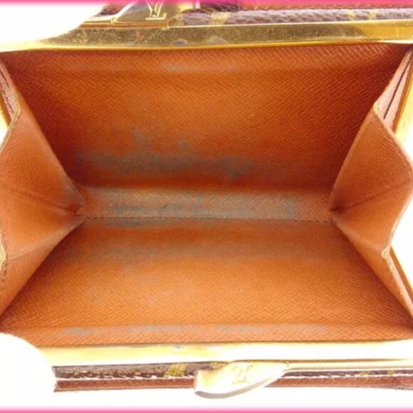 Louis Vuitton Wallet Purse Coin purse Monogram Brown Woman Authentic Used Y517 - Picture 5 of 5